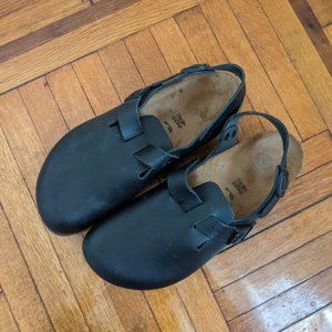 birkenstock boston with backstrap